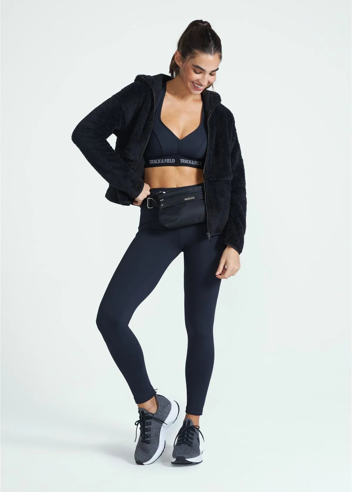 Casaco Feminino Fleece Capuz