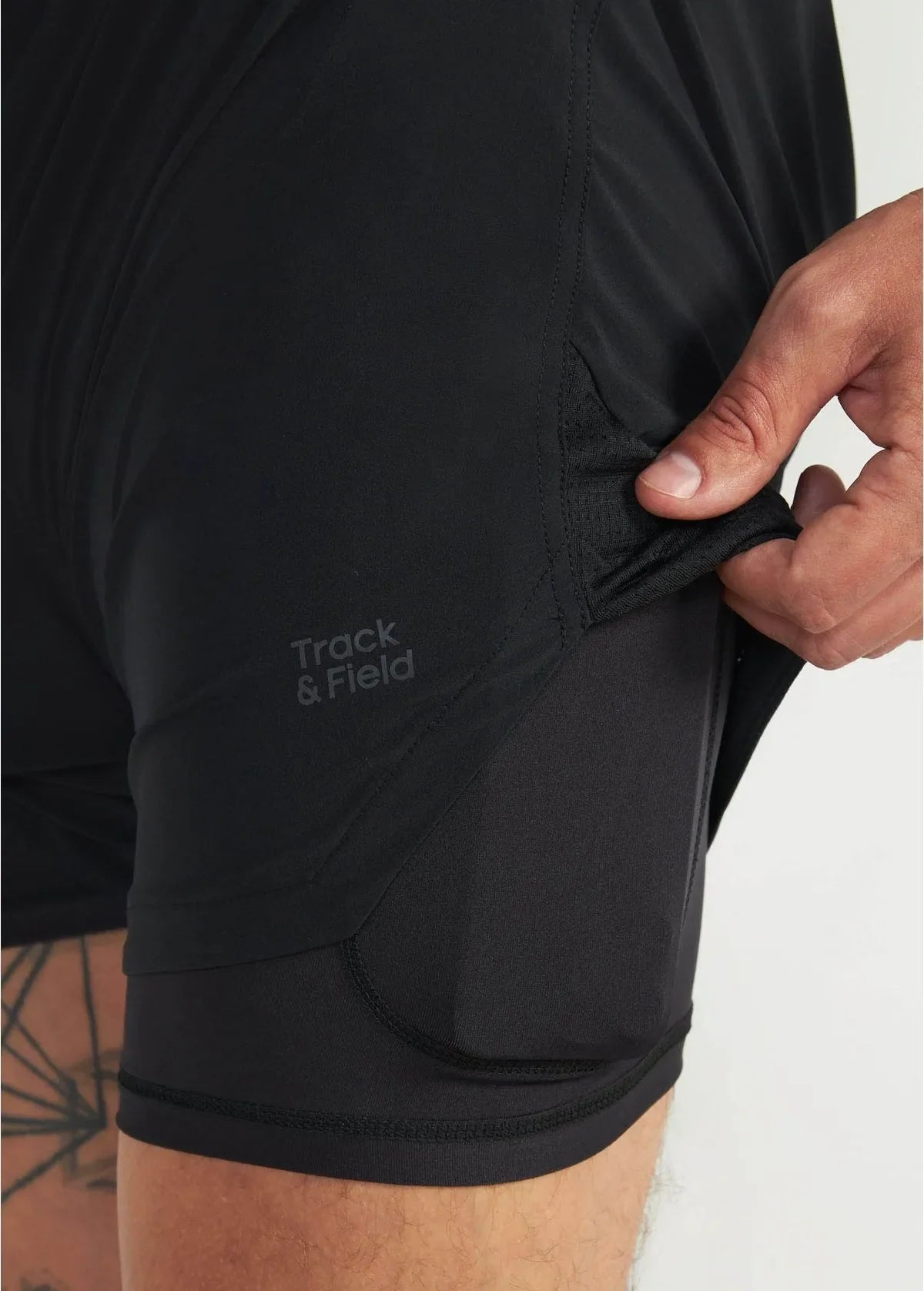 Shorts Masculino Longo Recortado