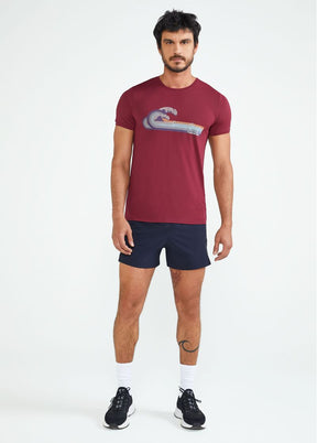 Camiseta Masculina Manga Curta Thermodry Ondas