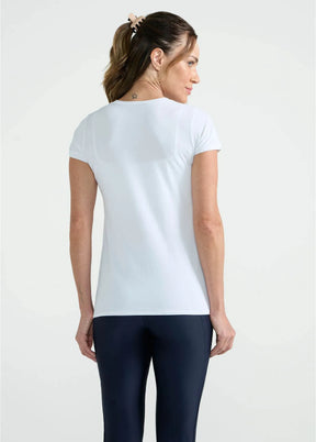 Camiseta Feminina  Manga  Curta Thermodry Yoga