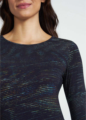 Camiseta Feminina Manga Longa Estampada