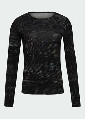 Camiseta Feminina Manga Longa Estampada