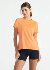 Camiseta Feminina Manga Curta Uv Mesh