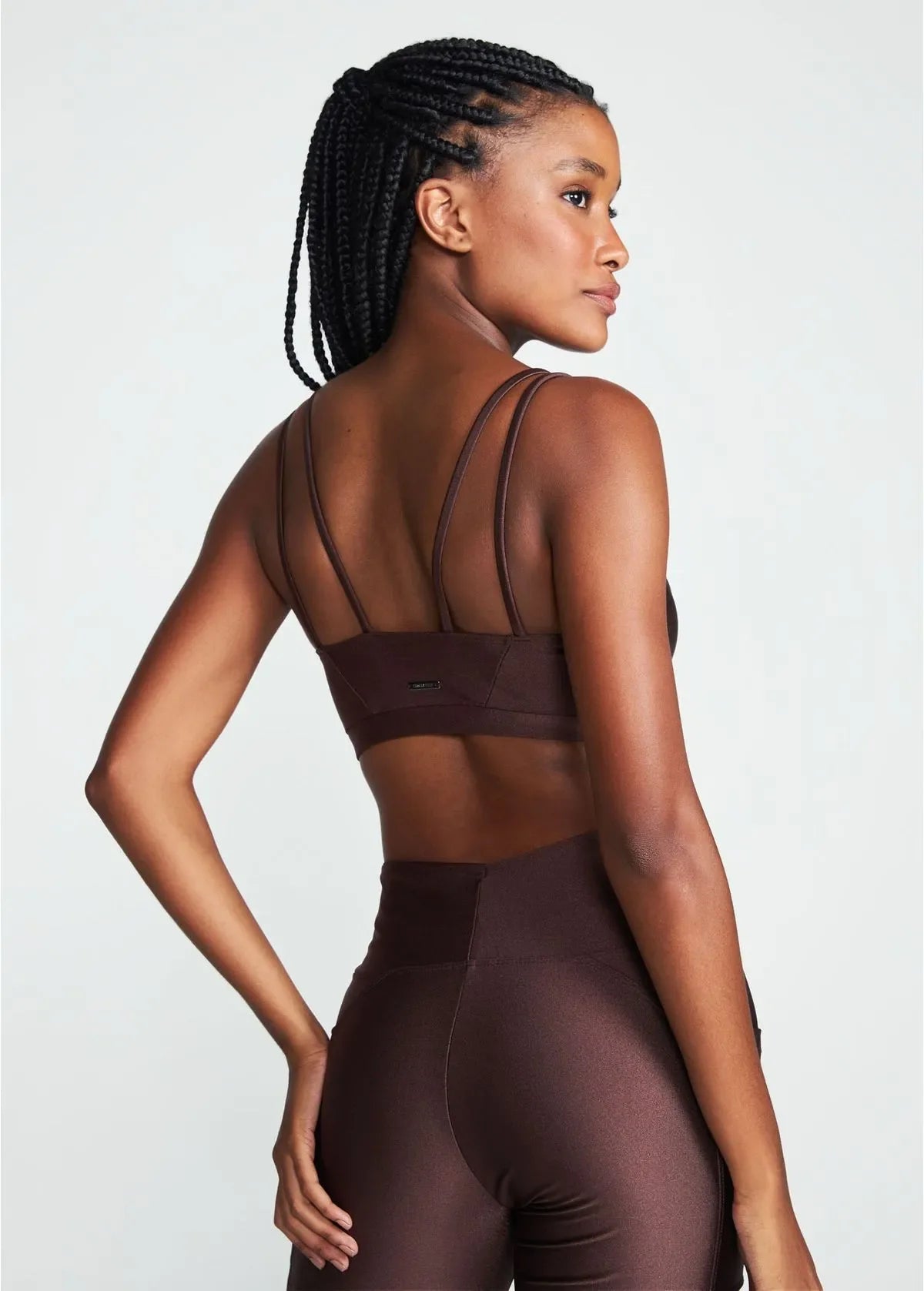 Top Feminino Tiras Brilho