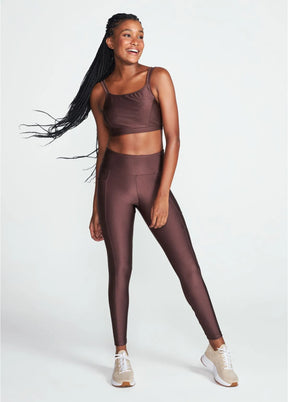 Top Feminino Tiras Brilho