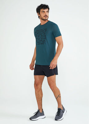 Camiseta  Masculina  Manga Curta Thermodry Cubos